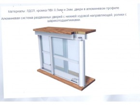 Шкаф-купе ШКО-3 2730 мм зеркало/ЛДСП/ЛДСП/зеркало в Надыме - nadym.ok-mebel.com | фото 5