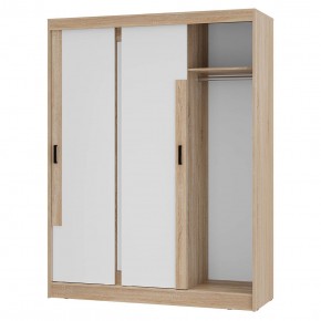 Шкаф-купе Смарт ШКК-06 (дуб сонома/белый) в Надыме - nadym.ok-mebel.com | фото 4