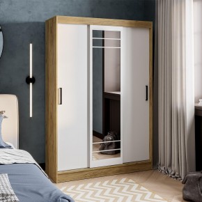 Шкаф-купе Тео ШКК-02 (крафт/белый) в Надыме - nadym.ok-mebel.com | фото