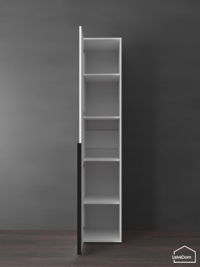 Шкаф Linnea MHR-1-2 2050х400х510 (Белый-М 11.1.2) в Надыме - nadym.ok-mebel.com | фото 4