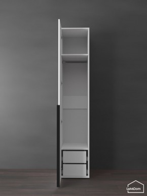 Шкаф Linnea MHR-1-3 2050х400х510 (Белый-М 11.1.2) в Надыме - nadym.ok-mebel.com | фото 6