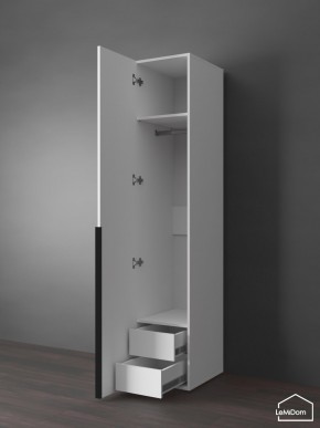 Шкаф Linnea MHR-1-3 2050х400х510 (Белый-М 11.1.2) в Надыме - nadym.ok-mebel.com | фото 7