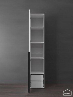 Шкаф Linnea MHR-1-3 2050х400х510 (Белый-М 11.1.2) в Надыме - nadym.ok-mebel.com | фото 7