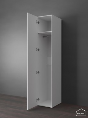 Шкаф Linnea MHR-1PO 2050х400х510 (Белый-М 11.1.2) в Надыме - nadym.ok-mebel.com | фото 4