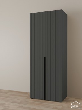Шкаф Linnea MHR-2 2050х800х510 (Графит-М 11.1.25) в Надыме - nadym.ok-mebel.com | фото
