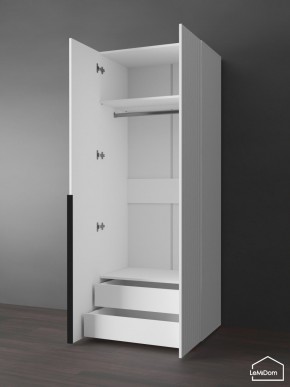 Шкаф Linnea MHR-2-3 2050х800х510 (Белый-М 11.1.1) в Надыме - nadym.ok-mebel.com | фото 5