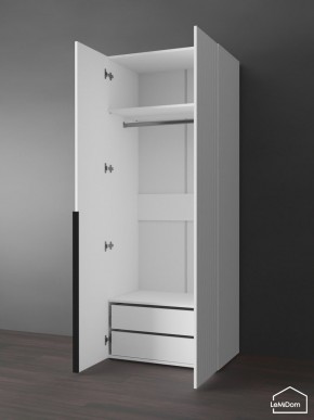 Шкаф Linnea MHR-2-3 2050х800х510 (Белый-М 11.1.2) в Надыме - nadym.ok-mebel.com | фото 6