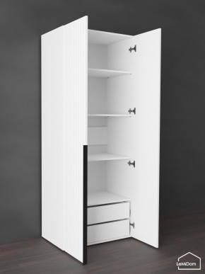 Шкаф Linnea MHR-2-4 2050х800х510 (Белый-М 11.1.2) в Надыме - nadym.ok-mebel.com | фото 6