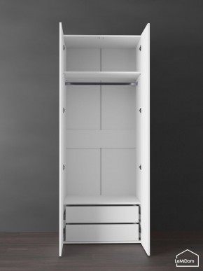 Шкаф Linnea MHR-2PO-3 2050х800х510 (Белый-М 11.1.2) в Надыме - nadym.ok-mebel.com | фото 4
