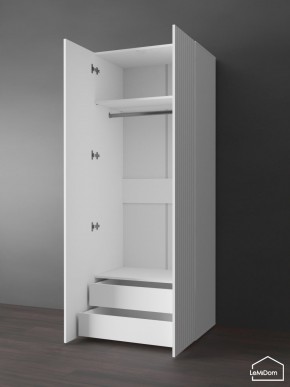 Шкаф Linnea MHR-2PO-3 2050х800х510 (Белый-М 11.1.2) в Надыме - nadym.ok-mebel.com | фото 5