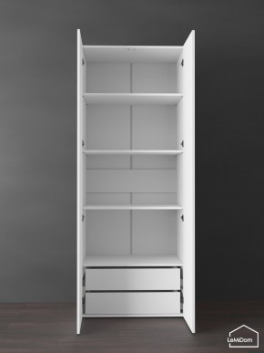 Шкаф Linnea MHR-2PO-4 2050х800х510 (Белый-М 11.1.1) в Надыме - nadym.ok-mebel.com | фото 5