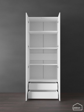 Шкаф Linnea MHR-2PO-4 2050х800х510 (Белый-М 11.1.1) в Надыме - nadym.ok-mebel.com | фото 6