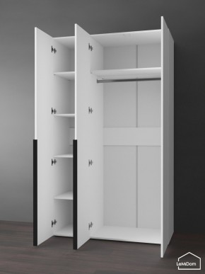 Шкаф Linnea MHR-3-1 2050х1200х510 (Белый-М 11.1.1) в Надыме - nadym.ok-mebel.com | фото 5