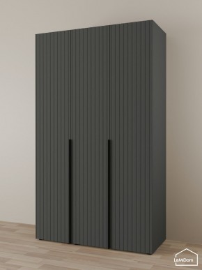 Шкаф Linnea MHR-3-1 2050х1200х510 (Графит-М 11.1.25) в Надыме - nadym.ok-mebel.com | фото
