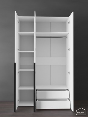 Шкаф Linnea MHR-3-2 2050х1200х510 (Белый-М 11.1.2) в Надыме - nadym.ok-mebel.com | фото 6