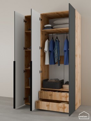 Шкаф Linnea MHR-3-2 2050х1200х510 (ДВ-М 11.1.25) в Надыме - nadym.ok-mebel.com | фото 6