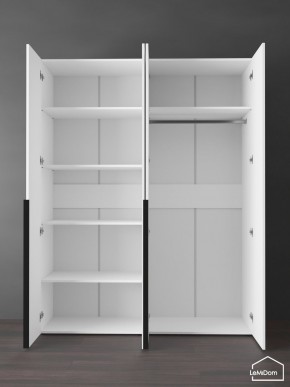 Шкаф Linnea MHR-4-1 2050х1600х510 (Белый-М 11.1.2) в Надыме - nadym.ok-mebel.com | фото 4
