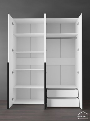 Шкаф Linnea MHR-4-2 2050х1600х510 (Белый-М 11.1.2) в Надыме - nadym.ok-mebel.com | фото 5