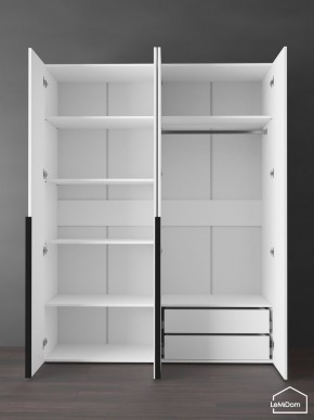 Шкаф Linnea MHR-4-2 2050х1600х510 (Белый-М 11.1.2) в Надыме - nadym.ok-mebel.com | фото 6
