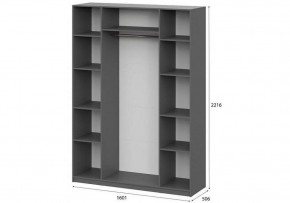 Шкаф платяной Даиго в Надыме - nadym.ok-mebel.com | фото 3