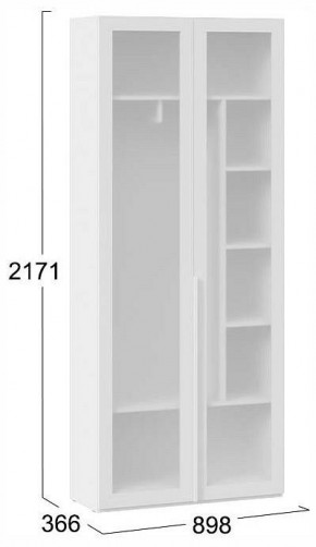 Шкаф платяной Порто СМ-393.07.226 в Надыме - nadym.ok-mebel.com | фото 4