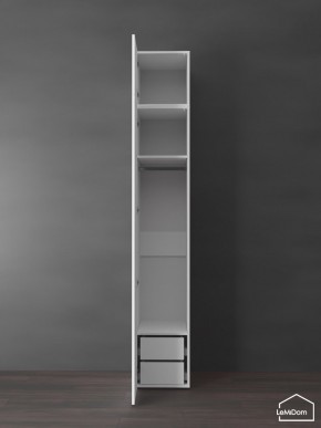 Шкаф с антресолью Linnea MHR-1POA-3 2450х400х510 (Белый-М 11.1.1) в Надыме - nadym.ok-mebel.com | фото 5