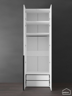 Шкаф с антресолью Linnea MHR-2A-3 2450х800х510 (Белый-М 11.1.2) в Надыме - nadym.ok-mebel.com | фото 6