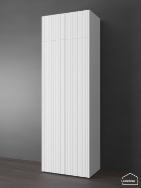 Шкаф с антресолью Linnea MHR-2POA-4 2450х800х510 (Белый-М 11.1.2) в Надыме - nadym.ok-mebel.com | фото