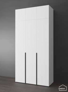 Шкаф с антресолью Linnea MHR-3A-2 2450х1200х510 (Белый-М 11.1.2) в Надыме - nadym.ok-mebel.com | фото