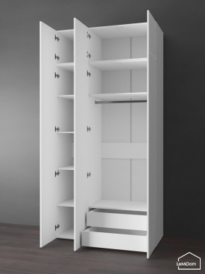 Шкаф с антресолью Linnea MHR-3POA-2 2450х1200х510 (Белый-М 11.1.2) в Надыме - nadym.ok-mebel.com | фото 5