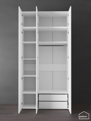 Шкаф с антресолью Linnea MHR-3POA-2 2450х1200х510 (Белый-М 11.1.2) в Надыме - nadym.ok-mebel.com | фото 6