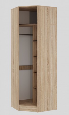 БЕАТРИС Шкаф Угловой (Дуб Сонома/Белый глянец) в Надыме - nadym.ok-mebel.com | фото 2