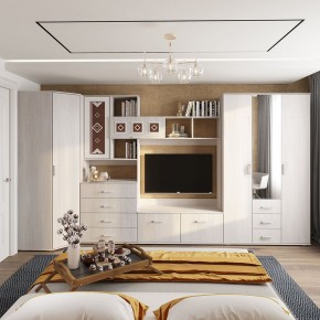 Шкаф угловой Белла (Ясень белый) в Надыме - nadym.ok-mebel.com | фото 3
