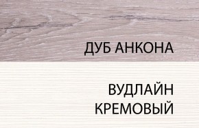 Шкаф угловой с полками 97х97, OLIVIA, цвет вудлайн крем/дуб анкона в Надыме - nadym.ok-mebel.com | фото 4