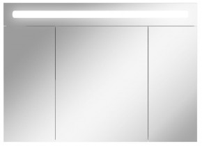 Шкаф-зеркало Аврора 100 с подсветкой LED Домино (DV8012HZ) в Надыме - nadym.ok-mebel.com | фото 1