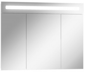 Шкаф-зеркало Аврора 90 с подсветкой LED Домино (DV8011HZ) в Надыме - nadym.ok-mebel.com | фото 1