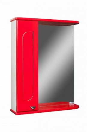 Шкаф-зеркало Радуга Красный 50 левый АЙСБЕРГ (DA1122HZR) в Надыме - nadym.ok-mebel.com | фото