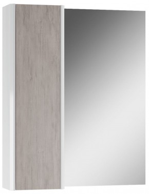 Шкаф-зеркало Uno 60 Дуб серый левый/правый Домино (DU1503HZ) в Надыме - nadym.ok-mebel.com | фото 2
