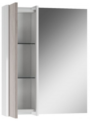 Шкаф-зеркало Uno 60 Дуб серый левый/правый Домино (DU1503HZ) в Надыме - nadym.ok-mebel.com | фото 3