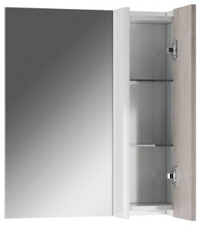 Шкаф-зеркало Uno 60 Дуб серый левый/правый Домино (DU1503HZ) в Надыме - nadym.ok-mebel.com | фото 4