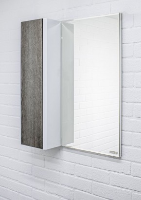 Шкаф-зеркало Uno 60 Дуб серый левый/правый Домино (DU1503HZ) в Надыме - nadym.ok-mebel.com | фото 8