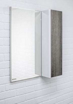 Шкаф-зеркало Uno 60 Дуб серый левый/правый Домино (DU1503HZ) в Надыме - nadym.ok-mebel.com | фото 9