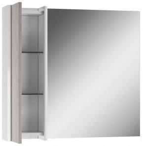 Шкаф-зеркало Uno 80 Дуб серый левый/правый Домино (DU1504HZ) в Надыме - nadym.ok-mebel.com | фото 4