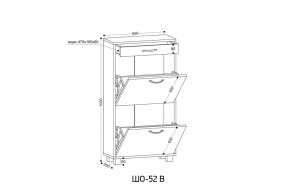 ШО-52 В тумба для обуви в Надыме - nadym.ok-mebel.com | фото 3