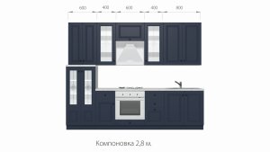 Кухонный гарнитур Вена в Надыме - nadym.ok-mebel.com | фото 3