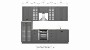 Кухонный гарнитур Верона в Надыме - nadym.ok-mebel.com | фото 3