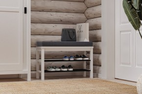Скамья 85х50 Кантри для обуви белая в Надыме - nadym.ok-mebel.com | фото 4