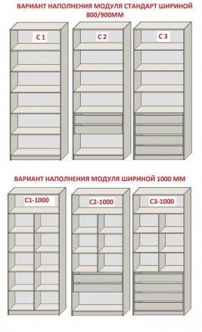 Спальня Серый камень + Кровать (серии «ГЕСТИЯ») Серый камень/Дуб Небраска натуральный в Надыме - nadym.ok-mebel.com | фото 14