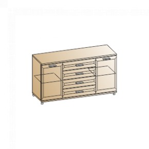 Спальня Мелисса композиция 7 (Гикори Джексон светлый) в Надыме - nadym.ok-mebel.com | фото 9