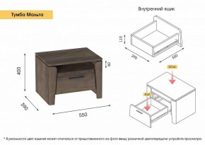 Спальный гарнитур  Мальта (Таксония) в Надыме - nadym.ok-mebel.com | фото 11